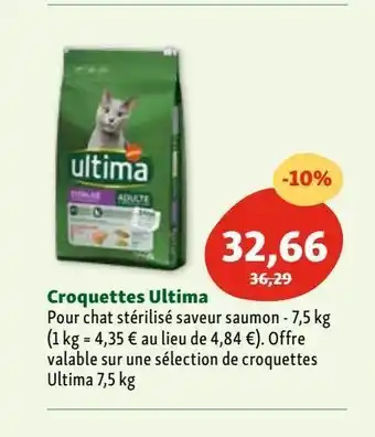 Maxi Zoo Croquettes pour chats ultima offre