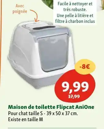 Maxi Zoo Toilette pur chat offre