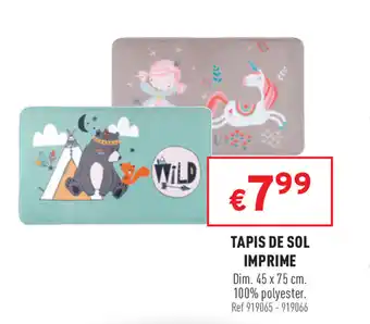 Trafic Tapis De sol Imprime offre