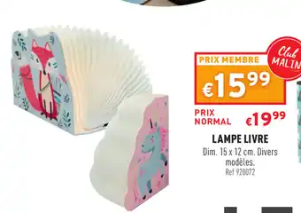 Trafic Lampe livre offre