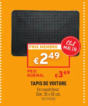 Trafic Tapis de voiture offre