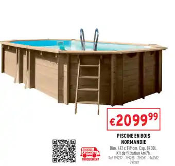 Trafic Piscine En Bois Normandie offre