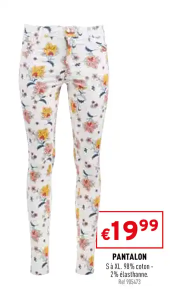 Trafic Pantalon offre