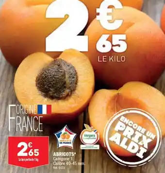 ALDI ABRICOTS offre