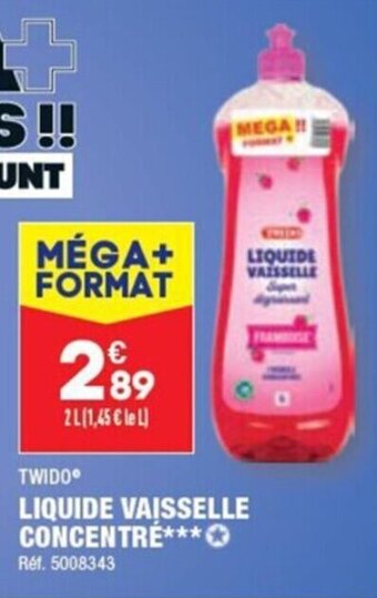ALDI LIQUIDE VAISSELLE CONCENTRÉ**** offre