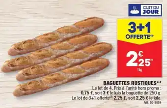 BAGUETTES RUSTIQUES**