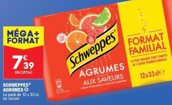 ALDI SCHWEPPES AGRUMES offre