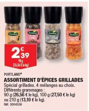 ASSORTIMENT D'ĂPICES GRILLADES