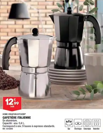 CAFETIÈRE ITALIENNE