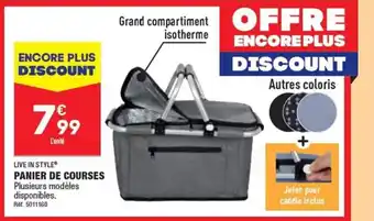 ALDI PANIER DE COURSES offre