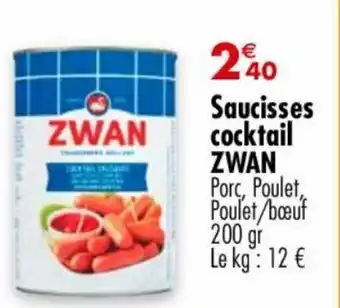 Carrefour Market Saucisses cocktail ZWAN offre