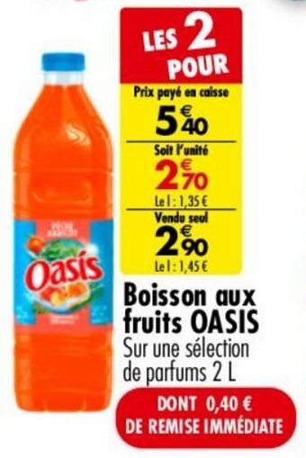 Carrefour Market Boisson aux fruits OASIS offre