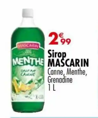 Carrefour Market Sirop MASCARIN offre
