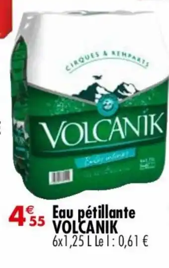 Carrefour Market Eau pétillante VOLCANIK offre