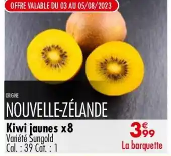 Carrefour Market Kiwi jaunes x8 offre
