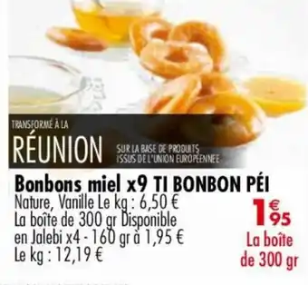 Carrefour Market Bonbons miel x9 TI BONBON PÉI offre