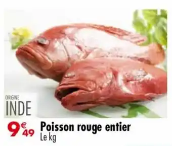 Carrefour Market Poisson rouge entier offre