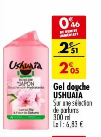 Carrefour Market Gel douche USHUAIA offre