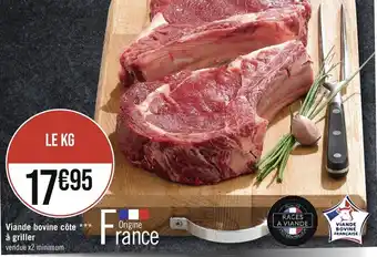 Géant Casino Viande bovine côte à griller offre