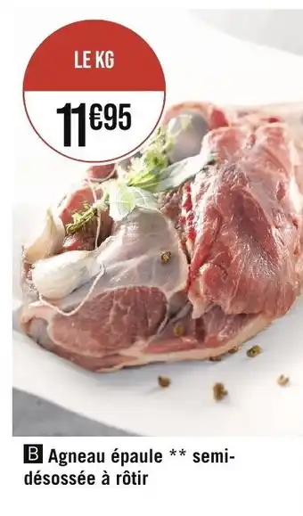 Géant Casino Agneau épaule désossée à rôtir offre