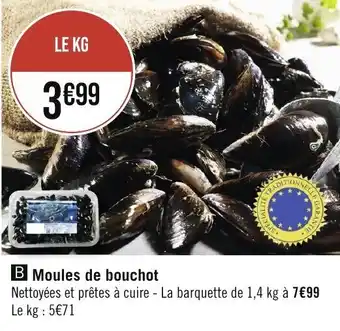 Géant Casino Moules de bouchot offre