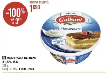 Mascarpone GALBANI 41,5% M.G.