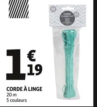 Auchan CORDE À LINGE offre