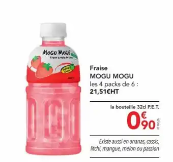 METRO Fraise MOGU MOGU les 4 packs de 6: 21,51€HT offre