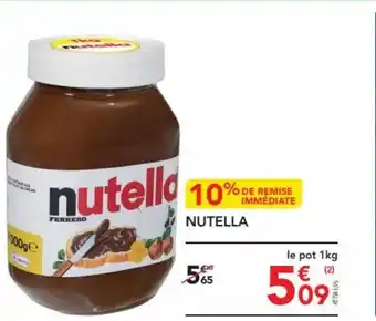 METRO NUTELLA offre