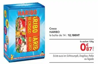METRO Croco HARIBO la boîte de 14: 12,18€HT offre