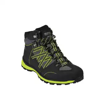 Decathlon Samaris ii homme randonnée chaussures - noir / vert brillant offre