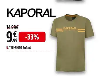 Intersport KAPORAL 5. TEE-SHIRT Enfant offre