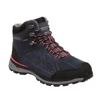 Decathlon Lady samaris femme randonnée chaussures - bleu marine / rose offre