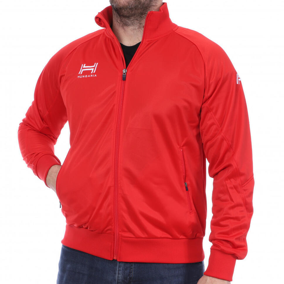 Decathlon Veste rouge homme hungaria training premium 15 offre