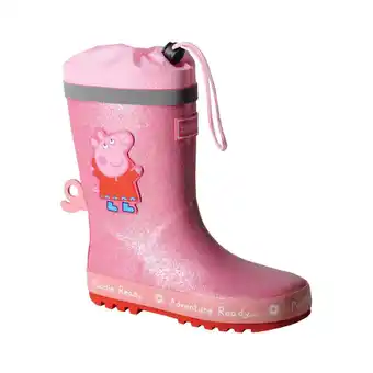 Decathlon Peppa pig puddle bottes wellington de randonnée pour enfant - rose offre