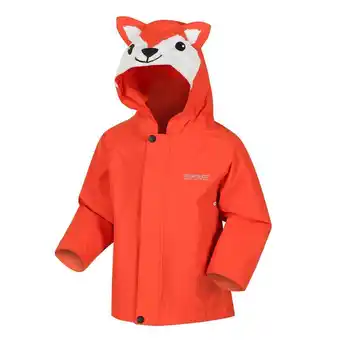 Decathlon Animal veste de randonnée anti-pluie imperméable pour enfant - orange offre