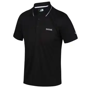Decathlon Maverik v polo fitness à manches courtes pour homme - noir offre