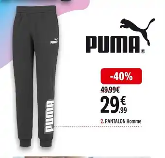 Intersport PUMA. 2. PANTALON Homme offre