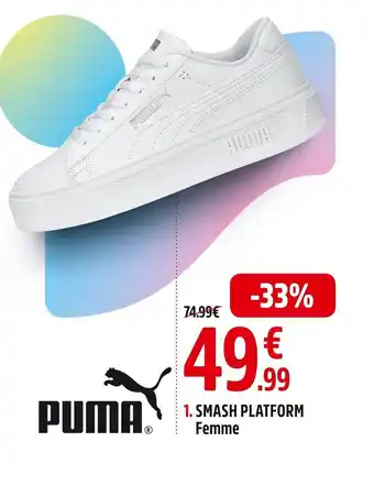 Intersport PUMA 1. SMASH PLATFORM Femme offre