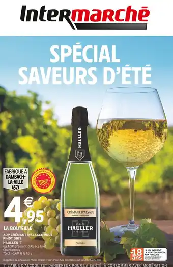 Intermarché AOP CRÉMANT D'ALSACE BRUT PINOT GRIS offre