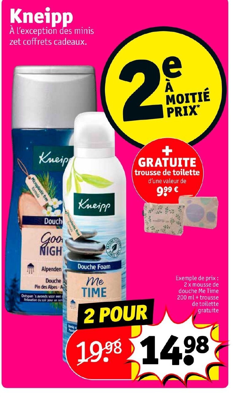 Promo Kneipp chez Kruidvat
