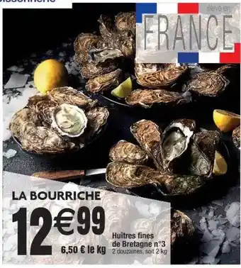 Huîtres Fines De Bretagne N°3