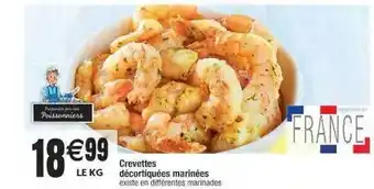 Cora x Carrefour Crevettes Décortiquées Marinées offre