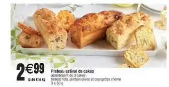 Cora x Carrefour Plateau Estival De Cakes offre