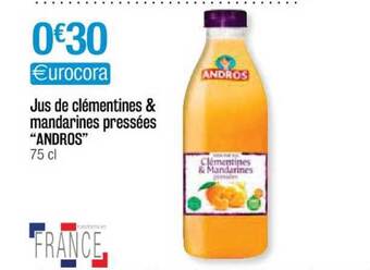 Jus De Clémentines & Mandarines Pressées