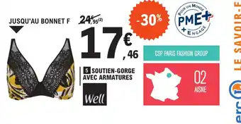 E.Leclerc 5 SOUTIEN-GORGE AVEC ARMATURES offre