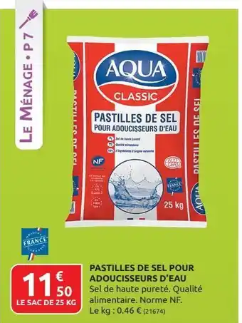 Rural Master Pastilles de sel pour adoucisseurs d`eau offre