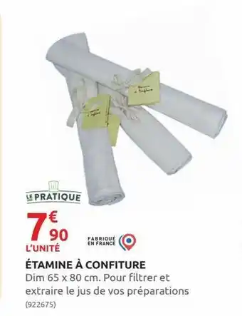 Rural Master Étamine à confiture offre