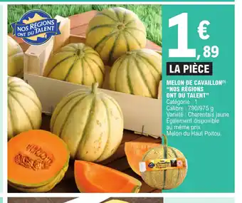 E.Leclerc MELON DE CAVAILLON(¹) "NOS RÉGIONS offre