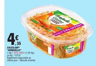 COLESLAW (6) "BONDUELLE"